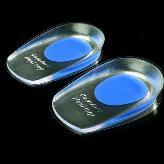Gootrades 1 pair New style Gel Shoes Insoles Cushion Heel Cup Massage Pads Inserts Heel Care Silicone Good Shoe Inserts