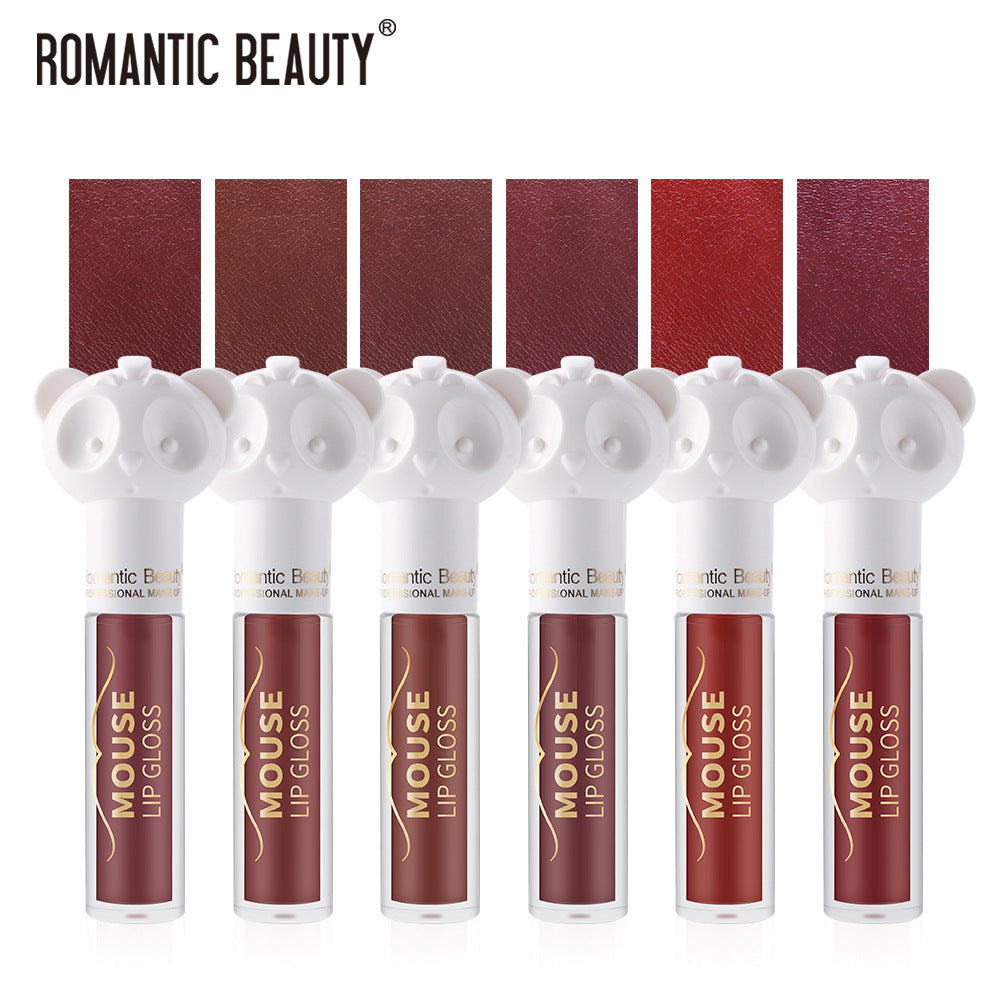 Romantic Beauty Velvet Soft Moisturizing Easy Color Liquid Lip Glaze