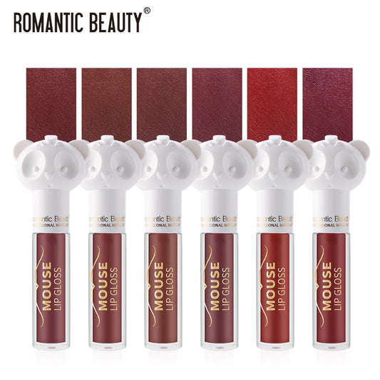 Romantic Beauty Velvet Soft Moisturizing Easy Color Liquid Lip Glaze