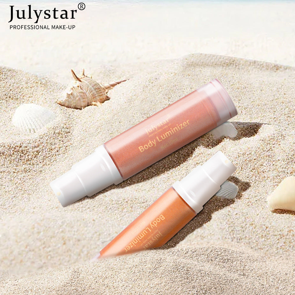 New Full-Body Beach Sexy Highlighter Lotion Brightening Skin And Brightening Highlighter Liquid Milk Body Highlighter