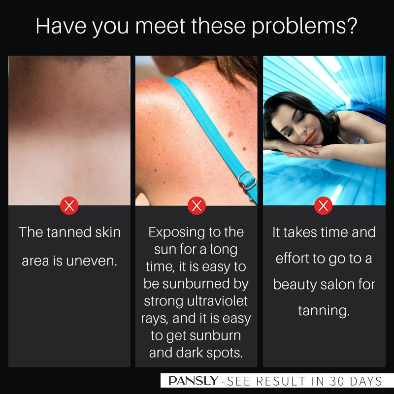 Mei Hei Shui Wheat Color Sun Free Natural Black Effect Fixed Color Mousse Self Tanning Drops