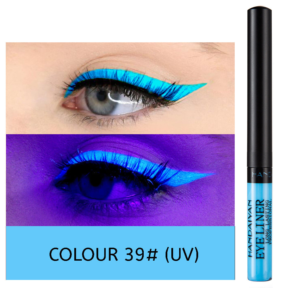 HANDAIYAN 12 Color Matte Color Liquid Eyeliner Long Lasting Non-Smudge Liquid Eye Shadow