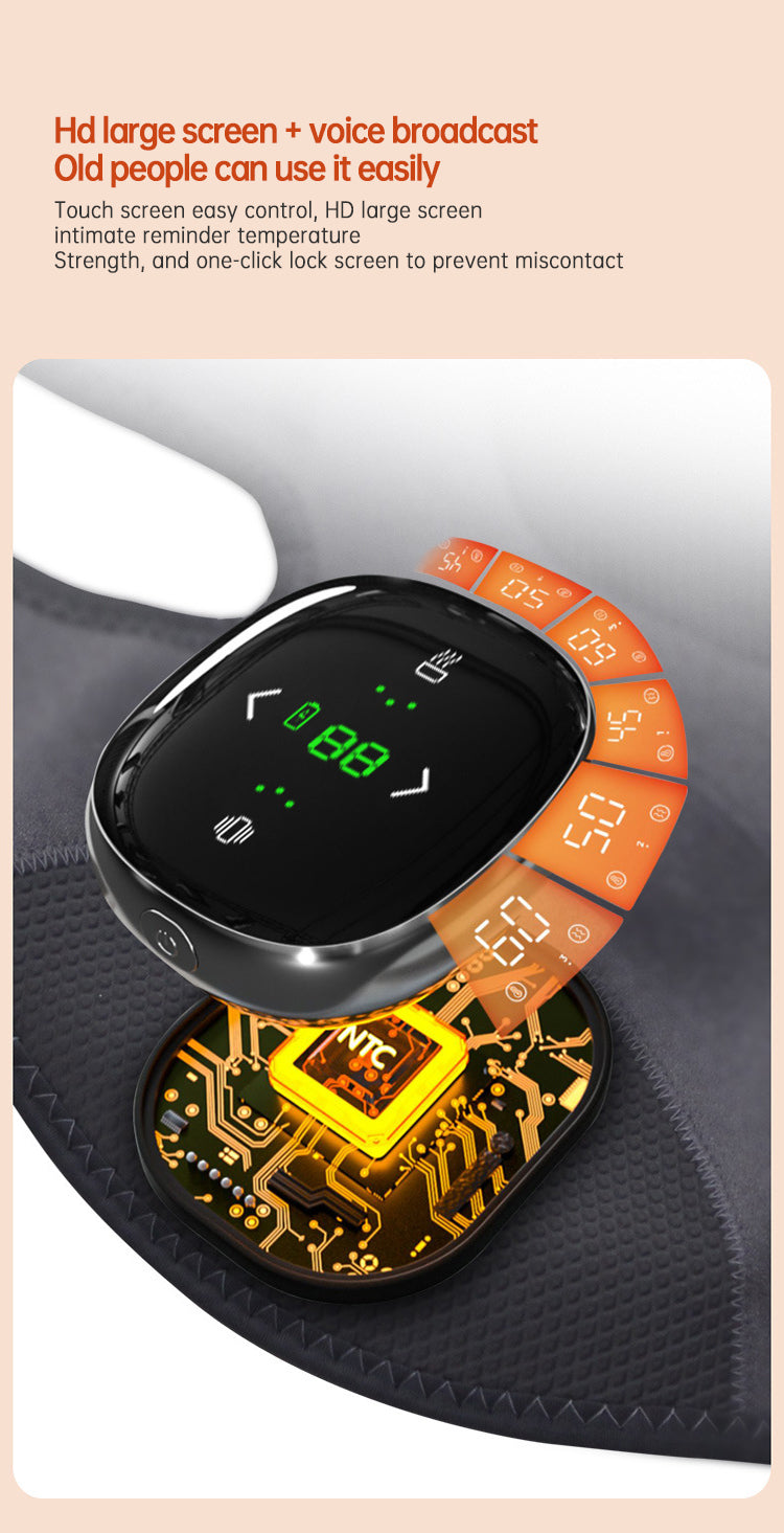 Heated Knee Brace Wrap Pad Dual-use Thermostat Usb Heating Knee Pads For Knee Sprains Strains Arthritis with massage