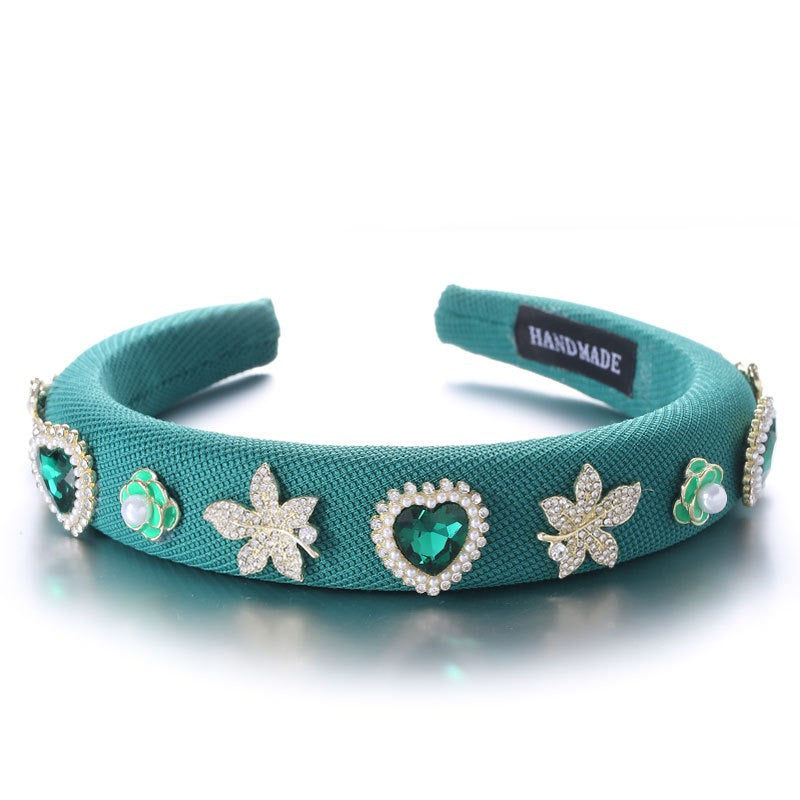 Fashionable Drip Oil Camellia Love Hair Hoop