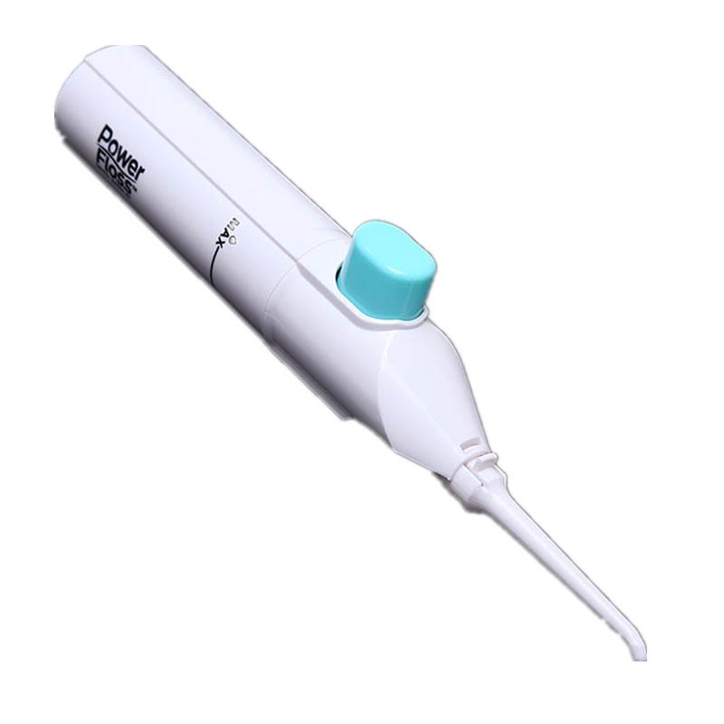 Portable Power Floss Dental Water Jet Tooth Pick No Batteries Dental Cleaning Whitening Cleaner Kit