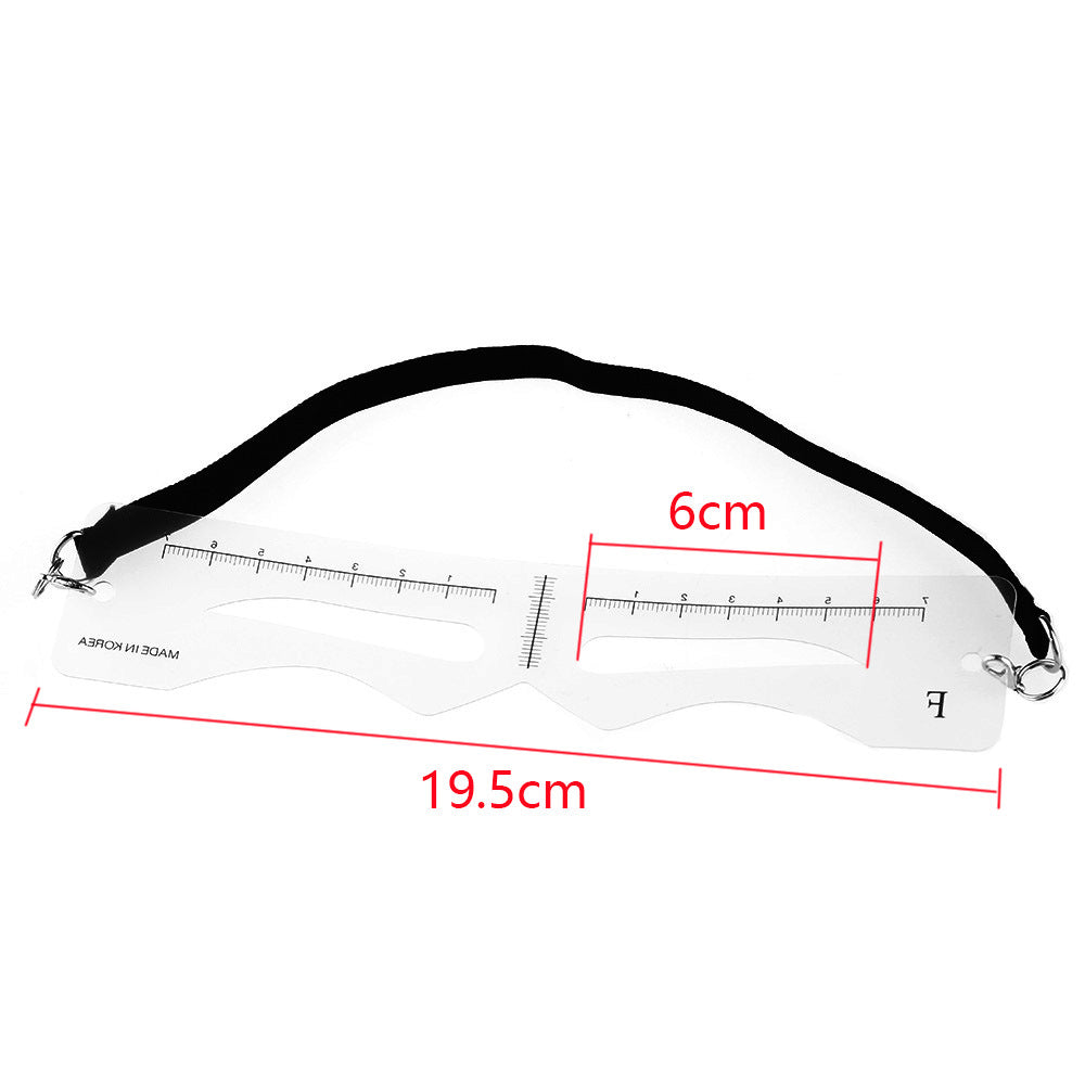 Korean Tattoo Embroidery Eyebrow Card Tattoo Eyebrow Thrush Eyebrow Trimming Embroiderer Novice Auxiliary Tool 12 Eyebrow Template Card