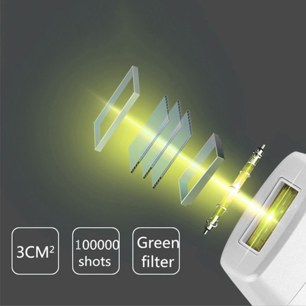 100000 300000 Flash Permanent IPL Epilator Laser Hair Removal Electric Photo Women Painless Threading Hair Remover Machine