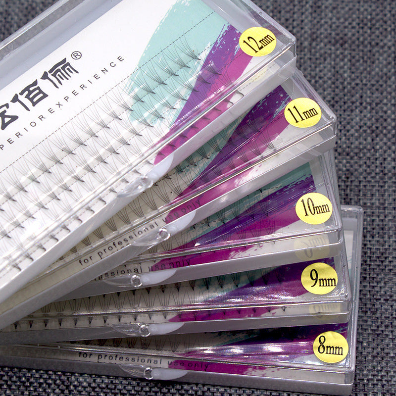 0.07mm Thickness 5 Soft And Realistic Grafted False Eyelashes 8-12mm Long False Eyelashes