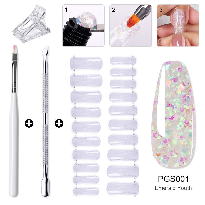 Nail Enhancement Crystal Extension Gel Tool Set Fast Extension Crystal Model Gel Uv Phototherapy Gel