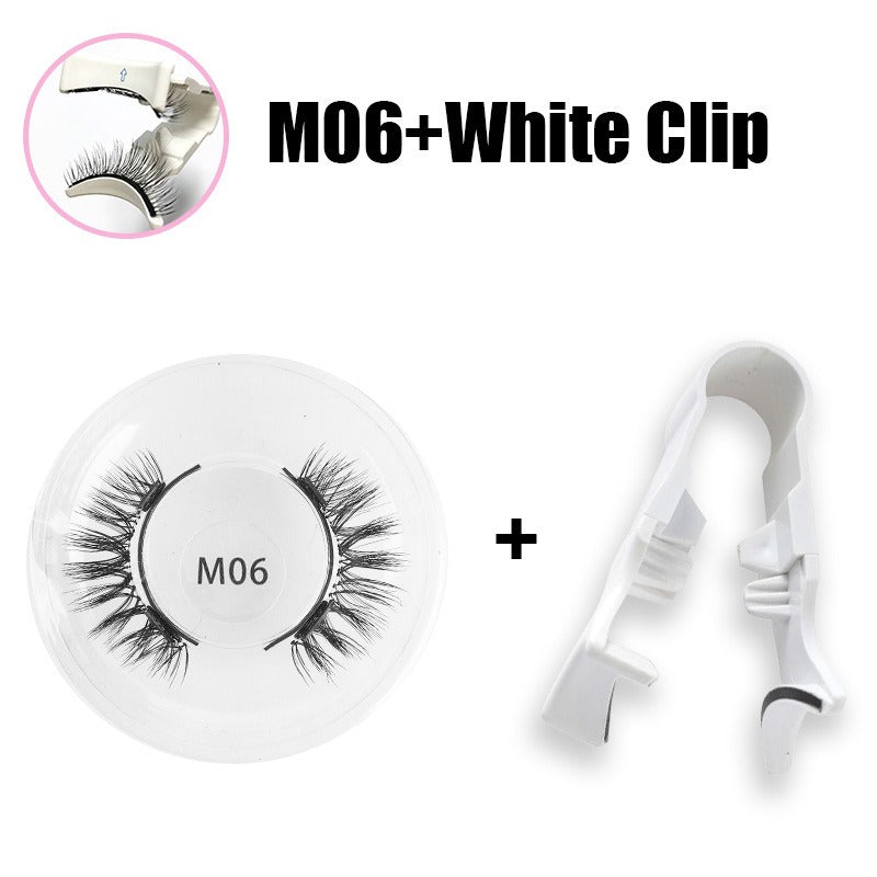 Magnetic false eyelashes set one pair magnetic false eyelashes natural thick and long false eyelashes quantum eyelashes