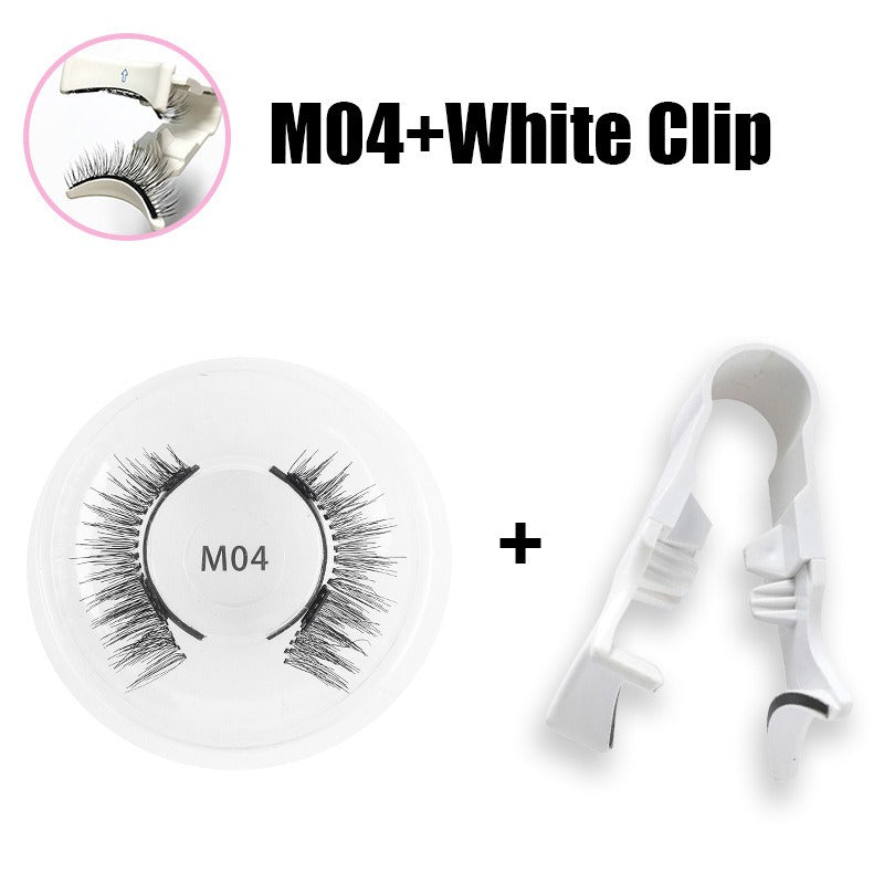 Magnetic false eyelashes set one pair magnetic false eyelashes natural thick and long false eyelashes quantum eyelashes