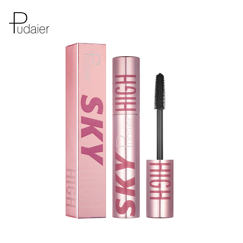 Pudaier New Color Makeup, Prevent Splashing Water Prevent Sweat Do Not Feel Dizzy Dye Do Not Take Off Makeup Fiber Long Curly Thick Mascara