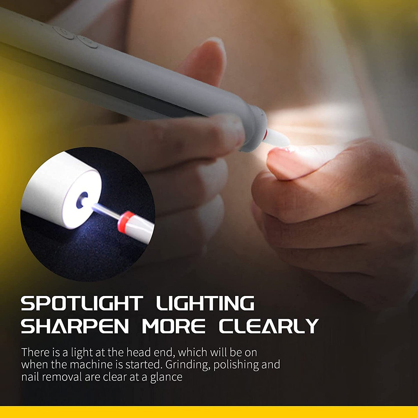 USB Rechargeable Manicure Instrument Portable Electric Nail Polisher Polisher Polish And Remove Dead Skin Manicure Tools