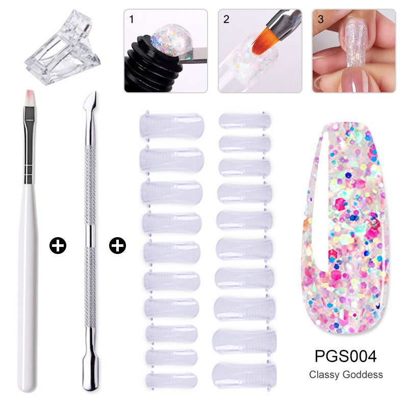 Nail Enhancement Crystal Extension Gel Tool Set Fast Extension Crystal Model Gel Uv Phototherapy Gel