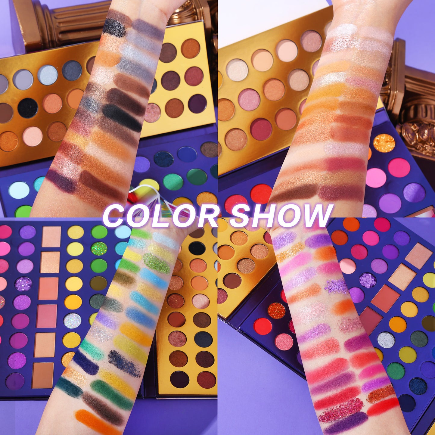 UCANBE 114 color magic eye shadow earth color eye shadow repair blush highlight multi effect makeup