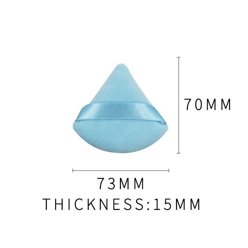 Triangle Dry Powder Puff Fiber Crystal Cotton Delicate On Makeup Beauty Tools Powder Puff