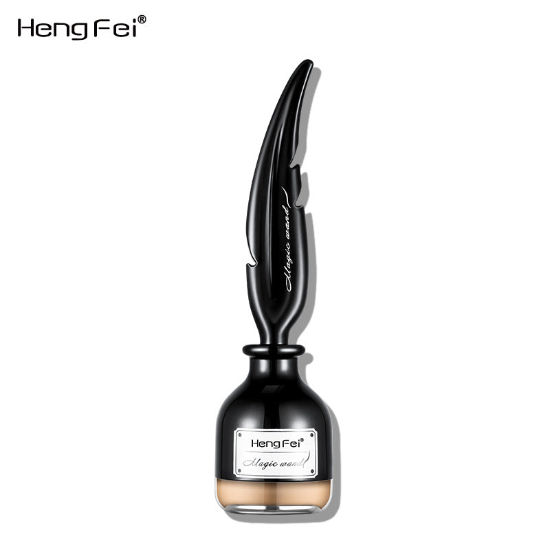 HengFei Air Cushion Eyebrow Cream Natural Three Dimensional Waterproof Dye Eyebrow Cream With Brush