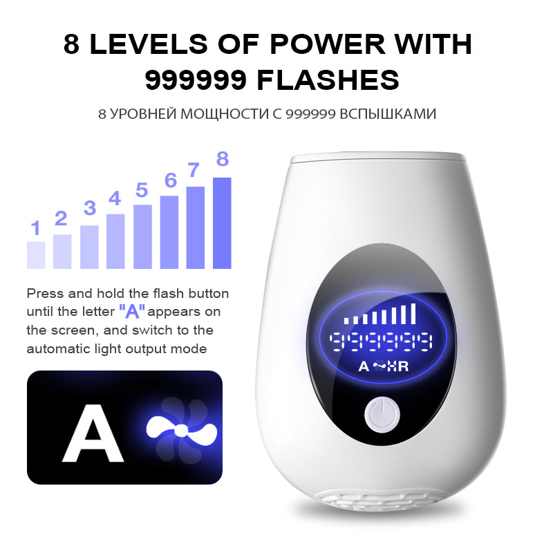 999999 Flashes 2020 New Laser Epilator Permanent IPL Photoepilator Hair Removal depiladora Painless electric Epilator Dropship