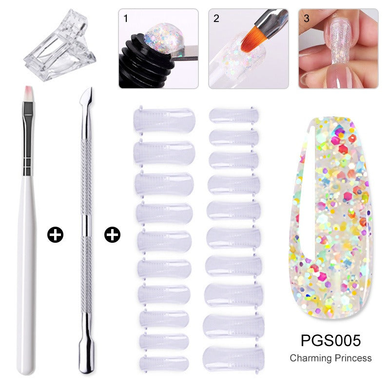 Nail Enhancement Crystal Extension Gel Tool Set Fast Extension Crystal Model Gel Uv Phototherapy Gel