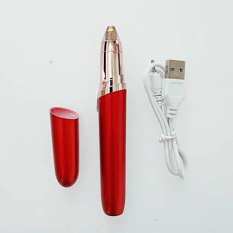 New Design Electric Eyebrow Trimmer Makeup Painless Eye Brow Epilator Mini Shaver Razors Portable Facial Hair Remover for Women