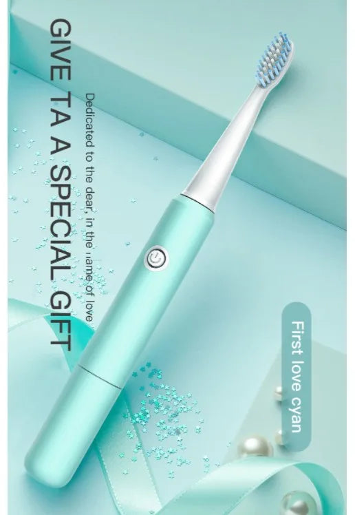 Sonic Electric Toothbrush Men And Women Adult Household Non-Rechargeable Soft Bristle Fully Automatic Waterproof Couples Sonic