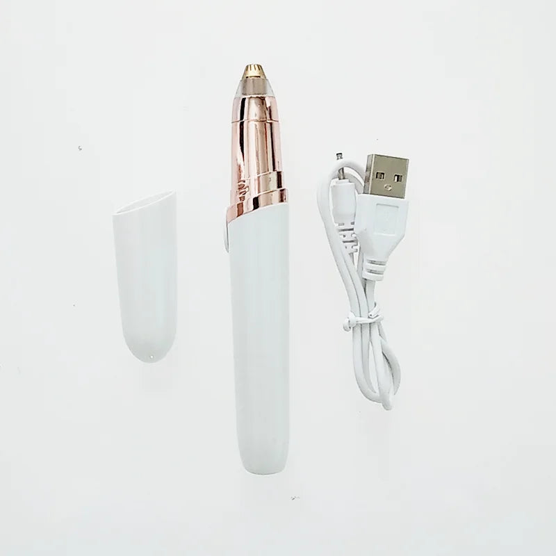 New Design Electric Eyebrow Trimmer Makeup Painless Eye Brow Epilator Mini Shaver Razors Portable Facial Hair Remover for Women