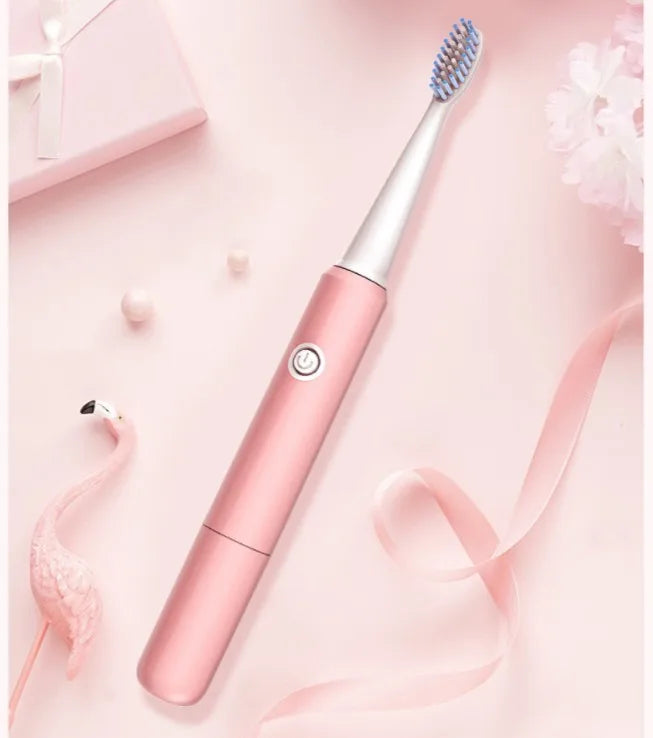 Sonic Electric Toothbrush Men And Women Adult Household Non-Rechargeable Soft Bristle Fully Automatic Waterproof Couples Sonic