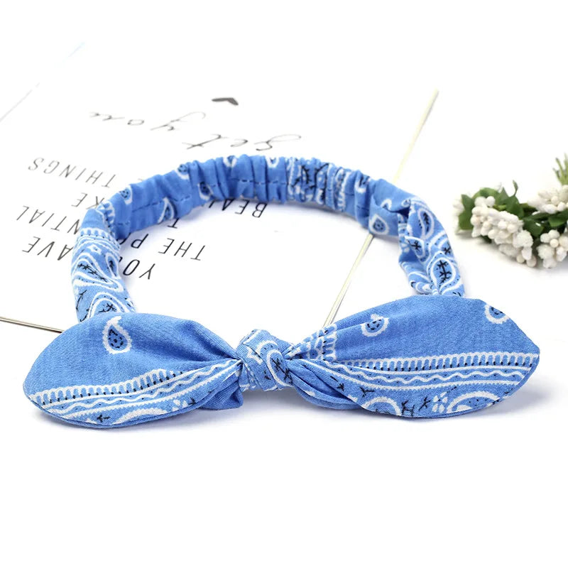 New Women Suede Soft Solid Print Headbands Vintage Cross Knot Elastic Hairbands Bandanas Girls Hair Bands Hair Accessories
