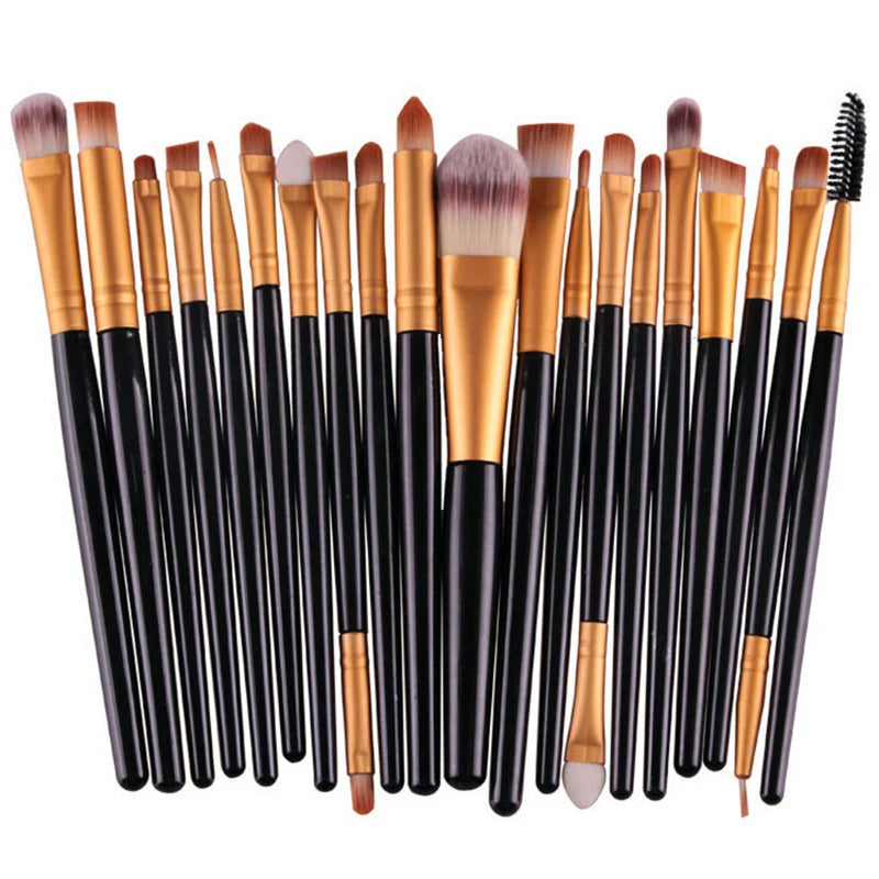 20 Pcs/Set Makeup Brushes Set Eye Shadow Foundation Eyebrow Powder Lip Brush Professional Makeup Brushes Cosmetic Tool