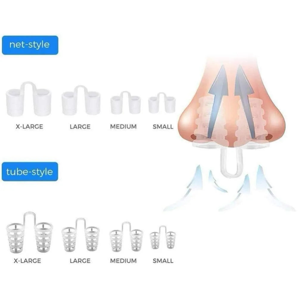 8PCS /set Snoring Solution Anti Snoring Devices Professional Snore Stopper Nose Vents Snore Nasal Dilators For Better Sleep
