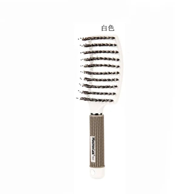 Hairbrush Bristle Nylon Comb Hair Scalp Massage Salon Hairdressing Styling Tools