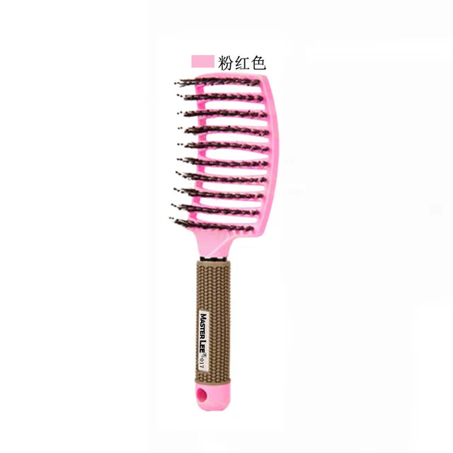 Hairbrush Bristle Nylon Comb Hair Scalp Massage Salon Hairdressing Styling Tools