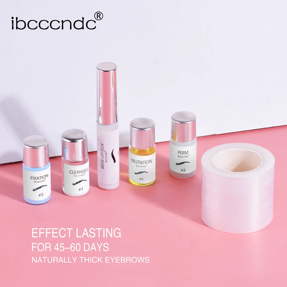 1 Set Semi-pernament Brow Lift Kit Eyebrow Lamination Kit Styling Perming Setting Curling Brow Lamination Beauty Salon Home Use