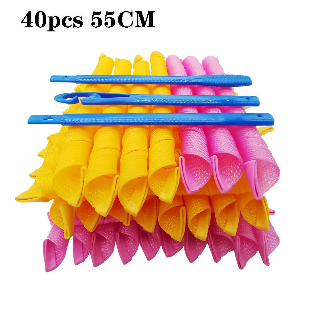 40 Root 55 Centimeter Magic Hair Curler Hair Curlers Magic Hair Curlers Hair Curler Does Not Damage Hair Hair Rollers