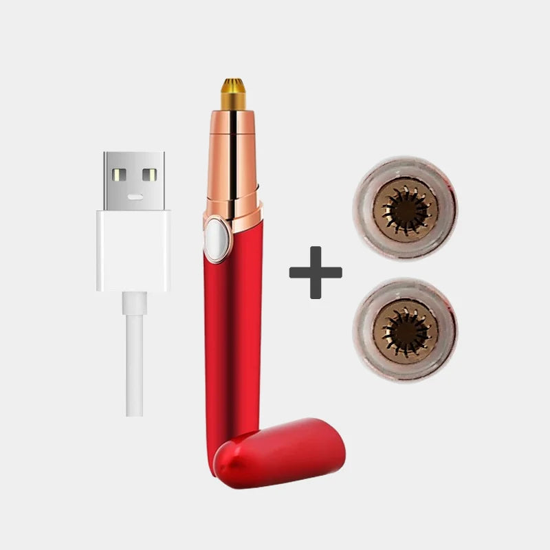 New Design Electric Eyebrow Trimmer Makeup Painless Eye Brow Epilator Mini Shaver Razors Portable Facial Hair Remover for Women