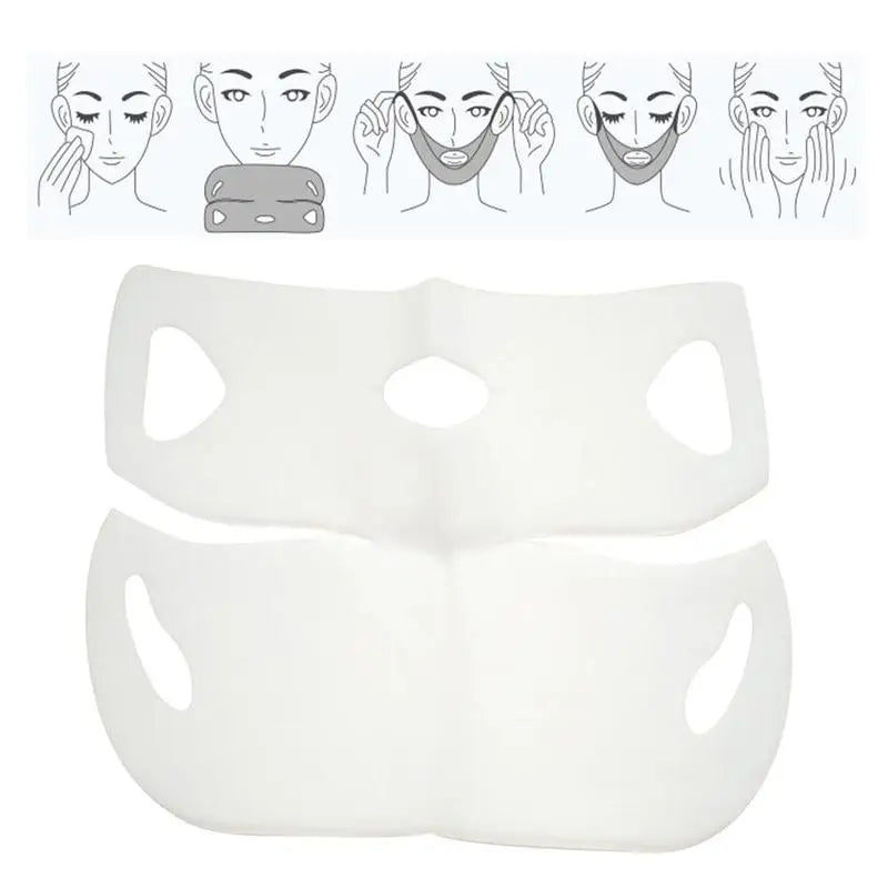 V Shape Lifting Facial Mask Face Slim Chin Check Neck Lift Peel-off Mask V Shaper Facial Slimming Bandage Mask Skin Care